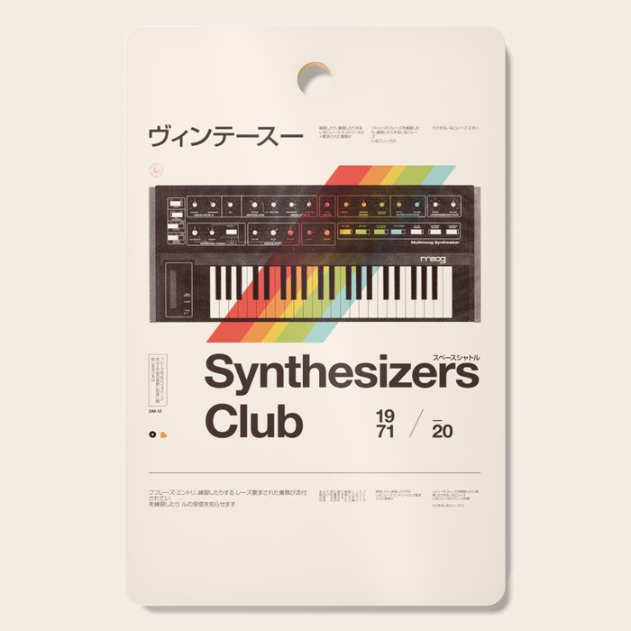 Synthesizers Club Cutting Board Gallery Image 1