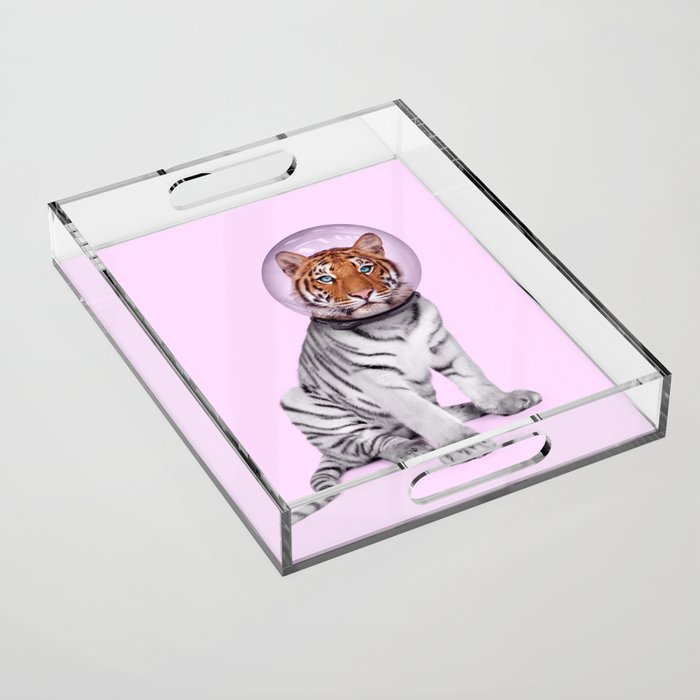 SPACE TIGER Acrylic Tray Gallery Image 1