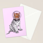 SPACE TIGER Stationery Card Gallery Image 2