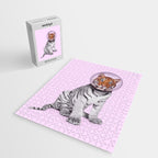 SPACE TIGER Jigsaw Puzzle Gallery Image 2