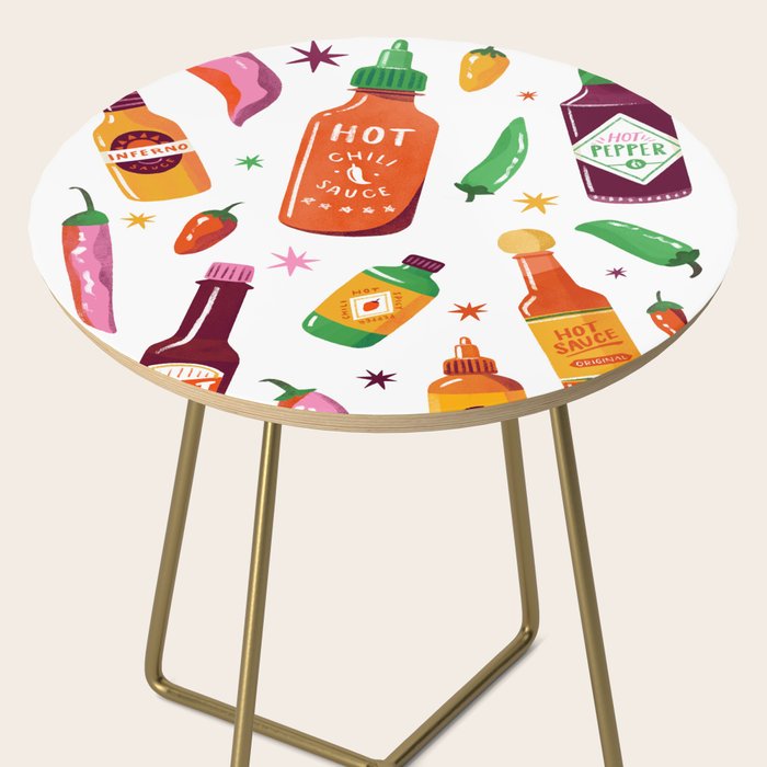 Hot Sauce Lover Side Table Gallery Image 2