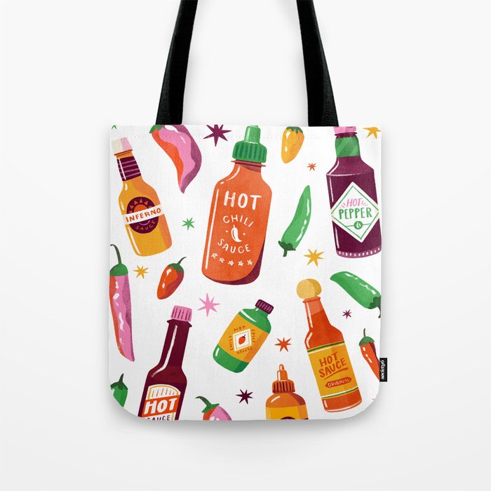 Hot Sauce Lover Tote Bag Gallery Image 1