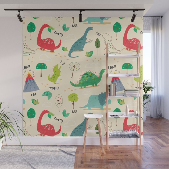 ROOOARSOME!! Wall Mural Gallery Image 1