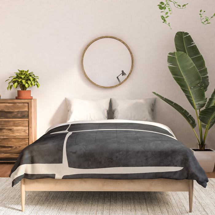 Modern Abstract Minimal Shapes 214 Comforter Gallery Image 3
