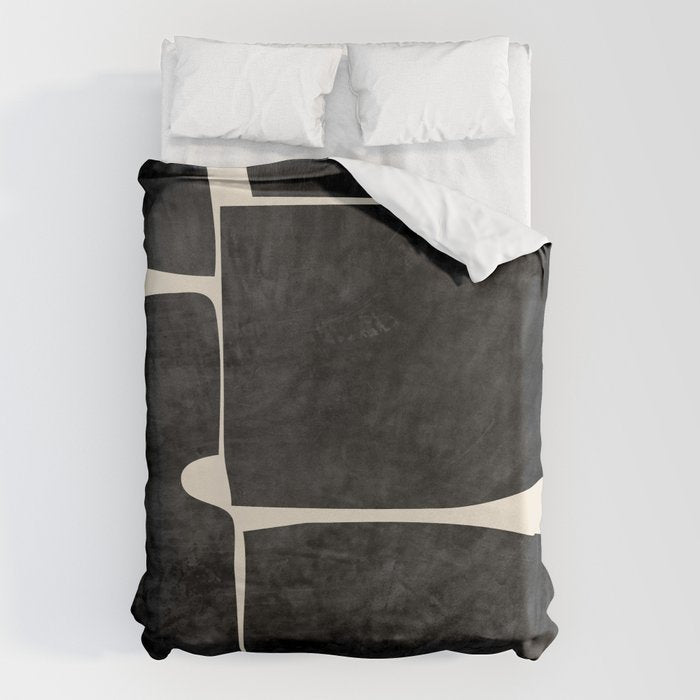 Modern Abstract Minimal Shapes 214 Duvet Cover Gallery Image 1