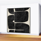 Modern Abstract Minimal Shapes 214 Wall Mural Gallery Image 2