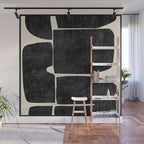 Modern Abstract Minimal Shapes 214 Wall Mural Gallery Image 1