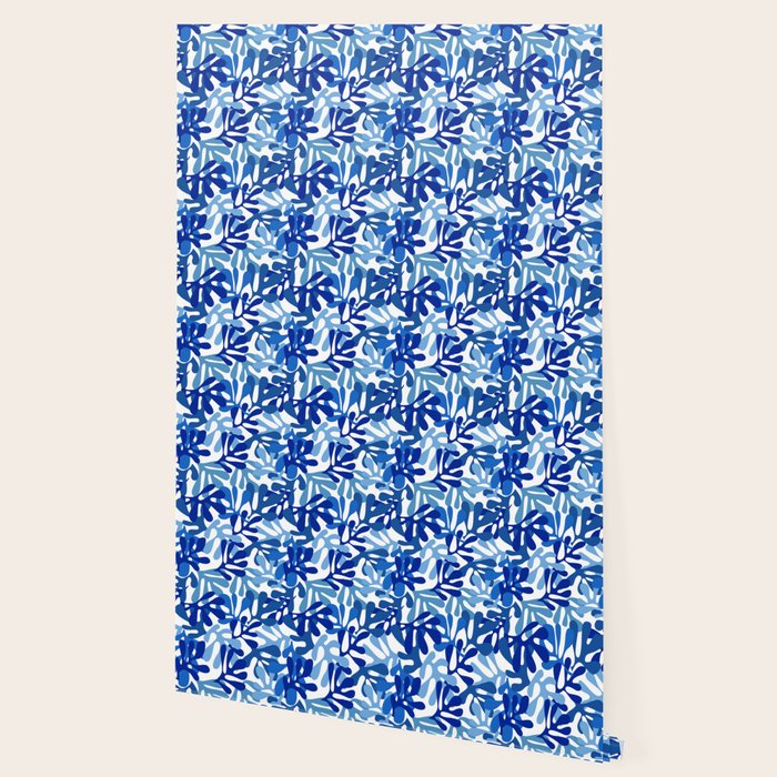 Abstract organic plant leaf shape pattern Wallpaper Gallery Image 2