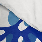 Abstract organic plant leaf shape pattern Comforter Gallery Image 4