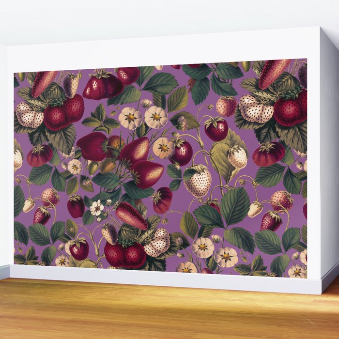 Strawberry Fields Forever VI Wall Mural Gallery Image 2