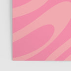 Retro Abstract Wavy Loops Pattern in Pretty Pink Poster Gallery Image 3