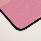 Retro Abstract Wavy Loops Pattern in Pretty Pink Desk Mat Gallery Image 4