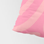 Retro Abstract Wavy Loops Pattern in Pretty Pink Pillow Sham Gallery Image 4