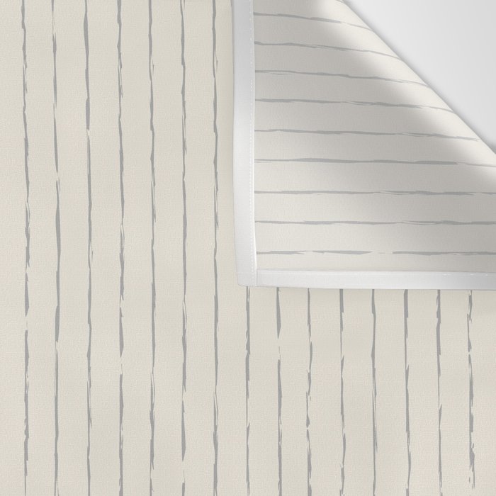 Lines III (Linen Gray) Wall Tapestry Gallery Image 3