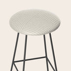 Lines III (Linen Gray) Stool Gallery Image 2