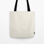 Lines III (Linen Gray) Tote Bag Gallery Image 1