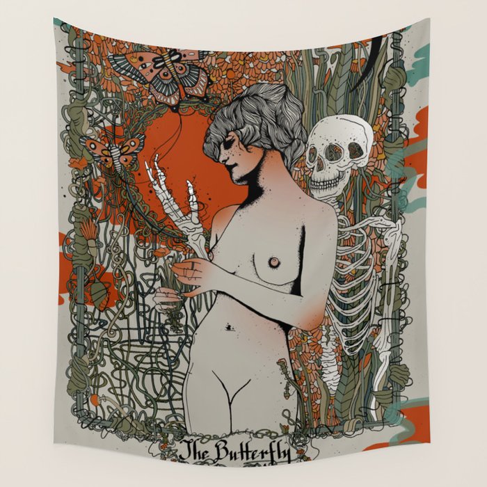 The Butterfly Wall Tapestry Gallery Image 1