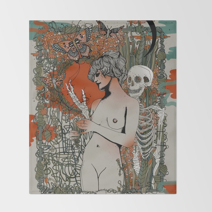 The Butterfly Throw Blanket Gallery Image 2