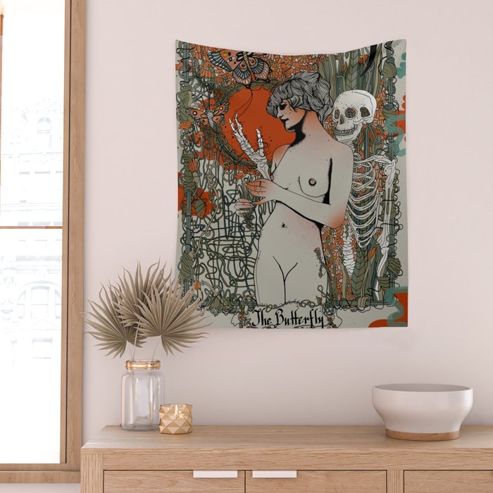The Butterfly Wall Tapestry Gallery Image 2