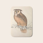 Rock eagle-owl by Elizabeth Gould from "A Century of Birds from the Himalaya Mountains," 1831 Bath Mat Gallery Image 1