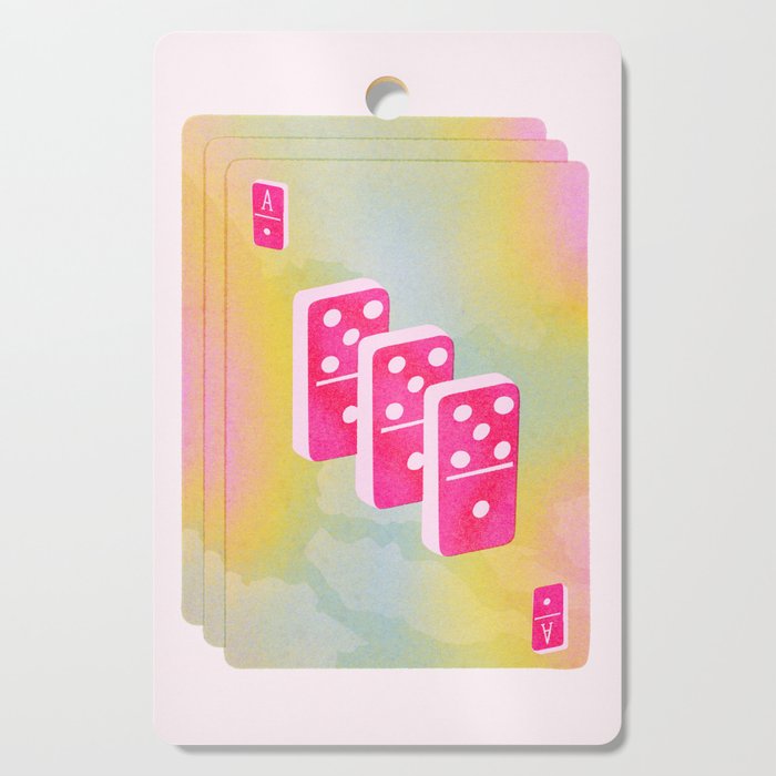 Ace of Dominoes Cutting Board Gallery Image 1