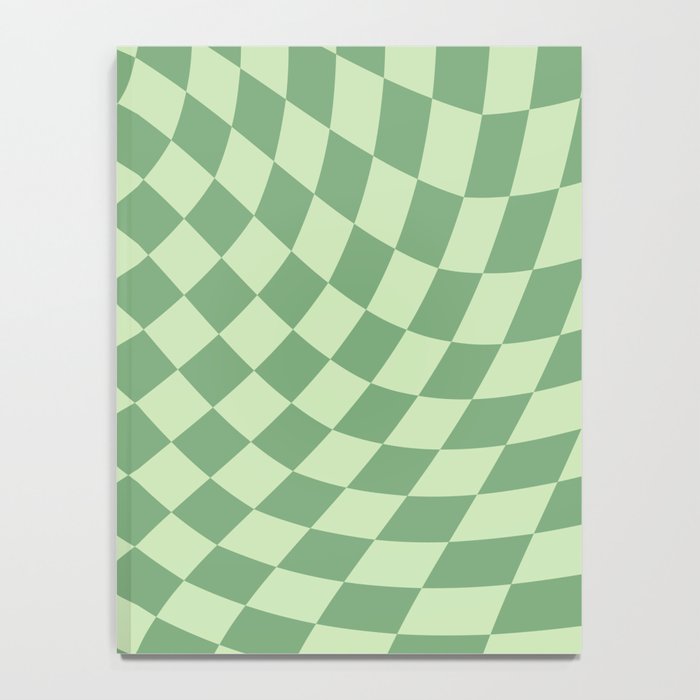 Forest Green Check Notebook Gallery Image 4