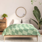 Forest Green Check Comforter Gallery Image 3