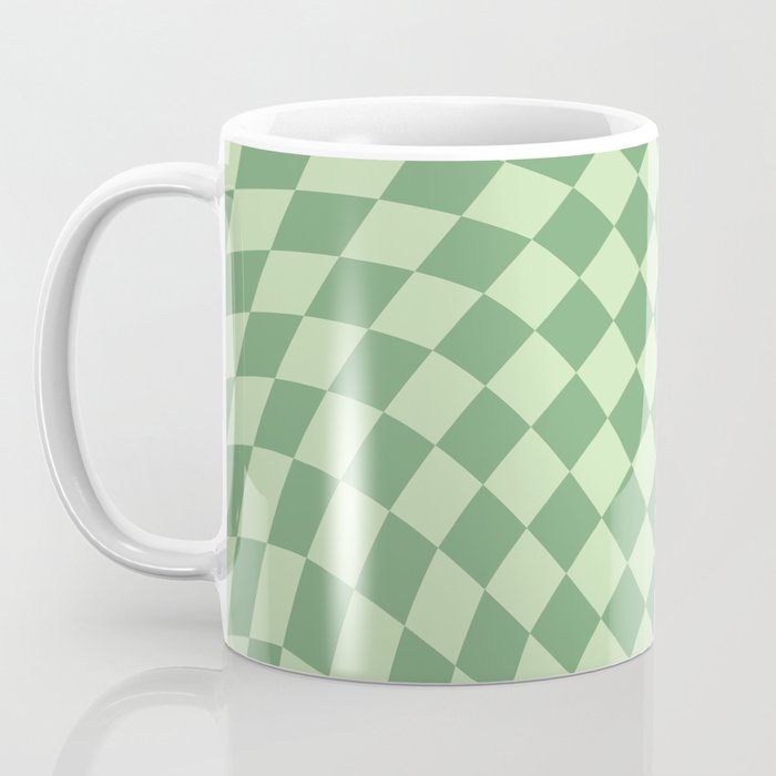 Forest Green Check Coffee Mug Gallery Image 3