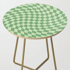 Forest Green Check Side Table Gallery Image 2