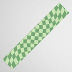 Forest Green Check Table Runner Gallery Image 3