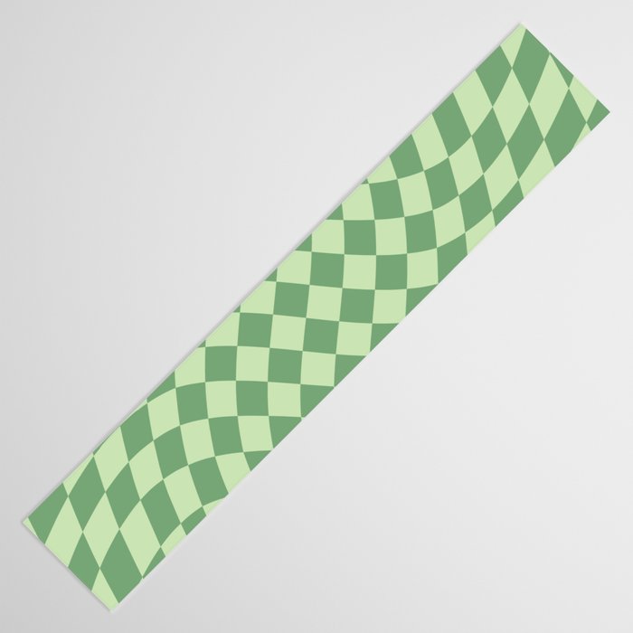 Forest Green Check Table Runner Gallery Image 3