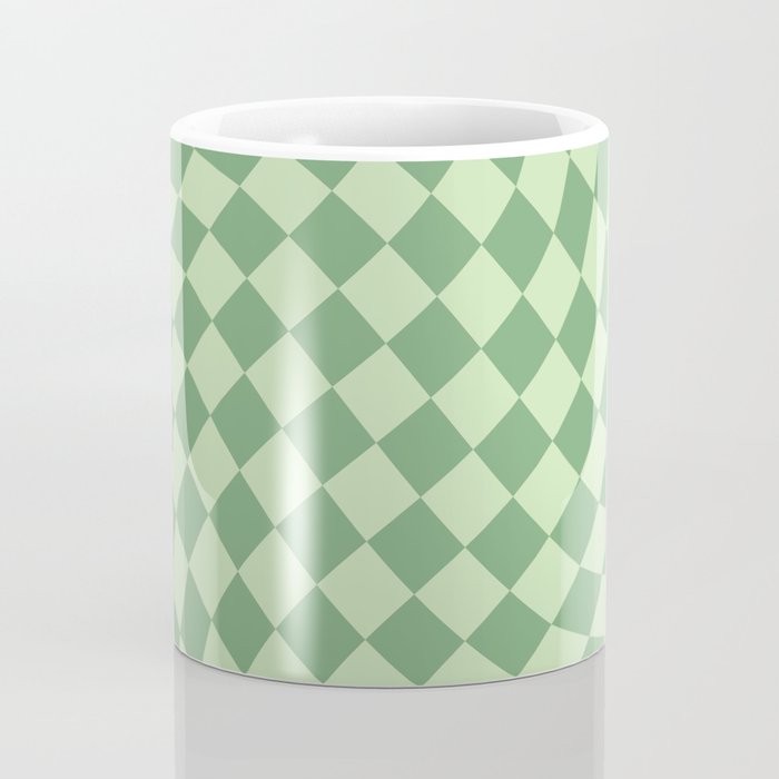 Forest Green Check Coffee Mug Gallery Image 4