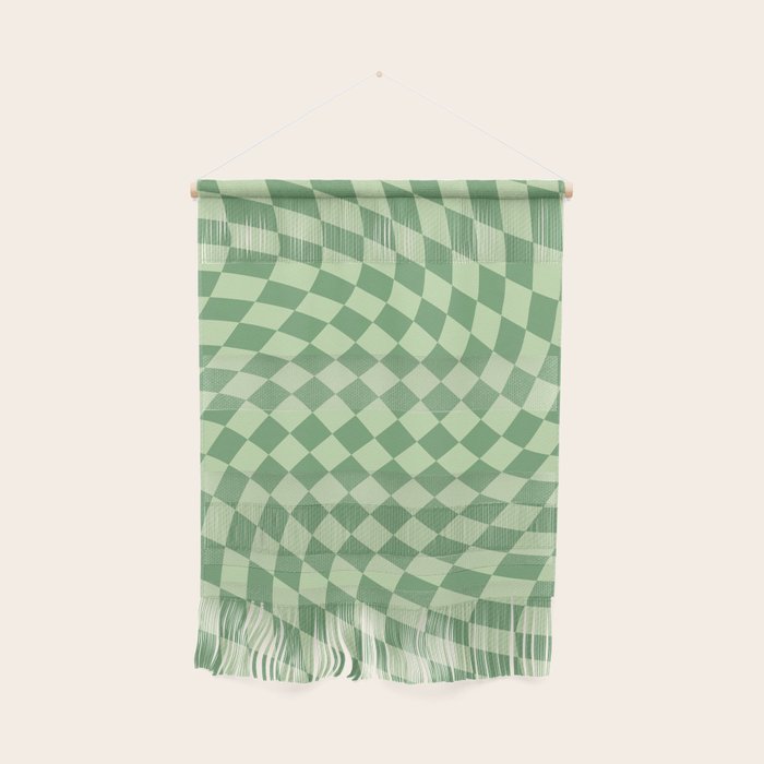 Forest Green Check Wall Hanging Gallery Image 1