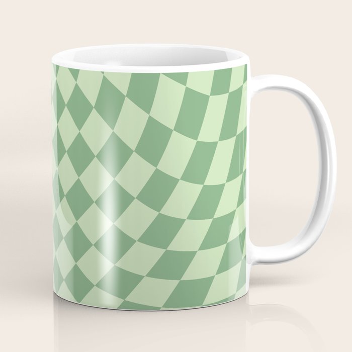 Forest Green Check Coffee Mug Gallery Image 1
