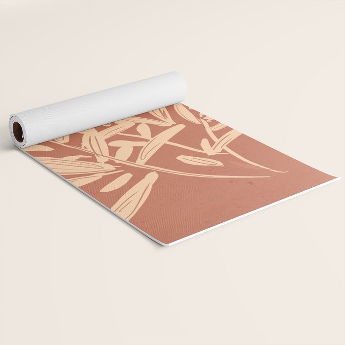 Minimalist Flowers 2 Yoga Mat Gallery Image 2