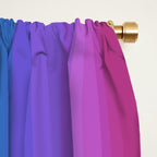 Classic Stripes XVI - Ombre Rainbow Window Curtain Gallery Image 2