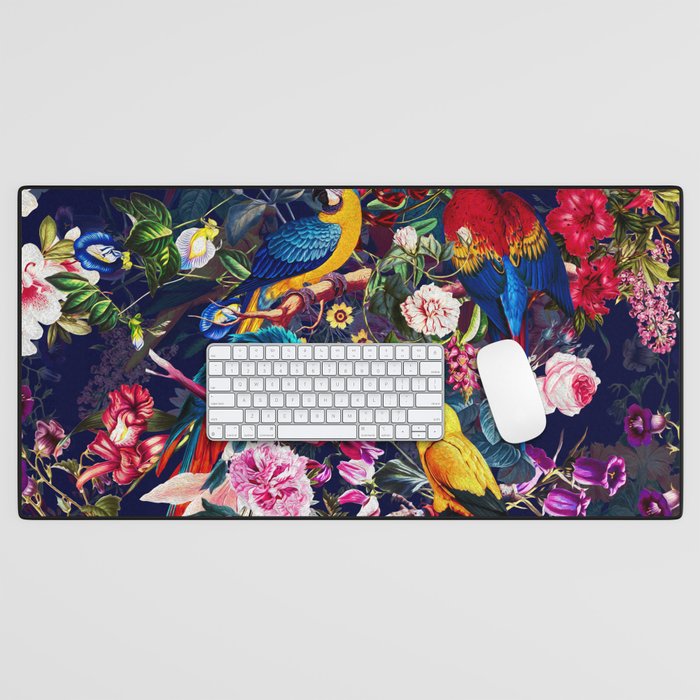 Floral and Birds XLV Desk Mat Gallery Image 1