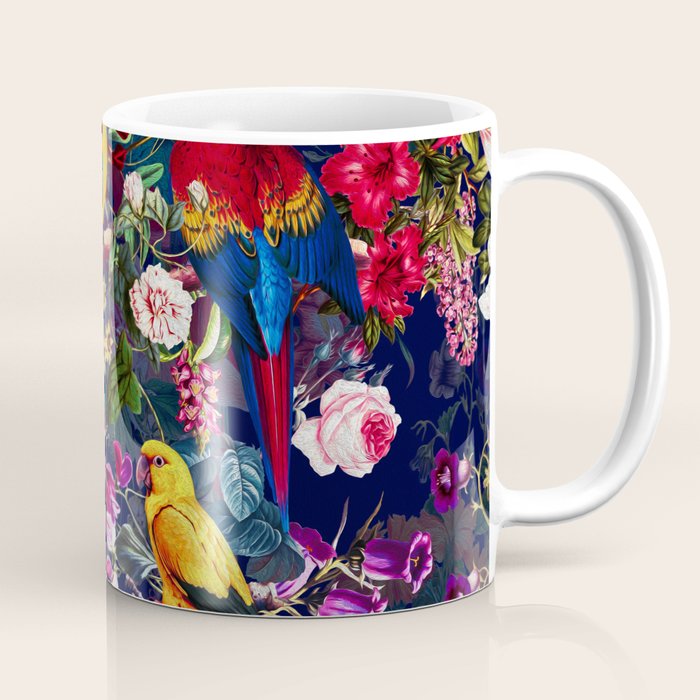 Floral and Birds XLV Coffee Mug Gallery Image 1