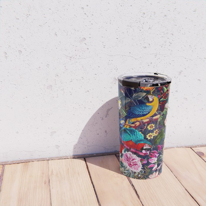 Floral and Birds XLV Travel Mug Gallery Image 4