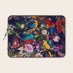 Floral and Birds XLV Laptop Sleeve Gallery Image 1