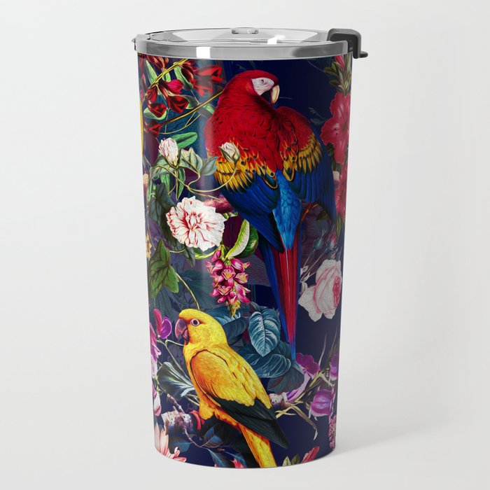 Floral and Birds XLV Travel Mug Gallery Image 2