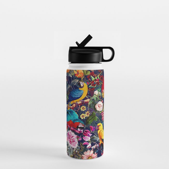 Floral and Birds XLV Water Bottle Gallery Image 1