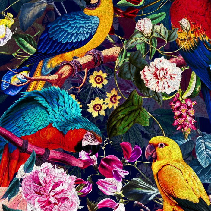 Floral and Birds XLV Coffee Mug Gallery Image 2