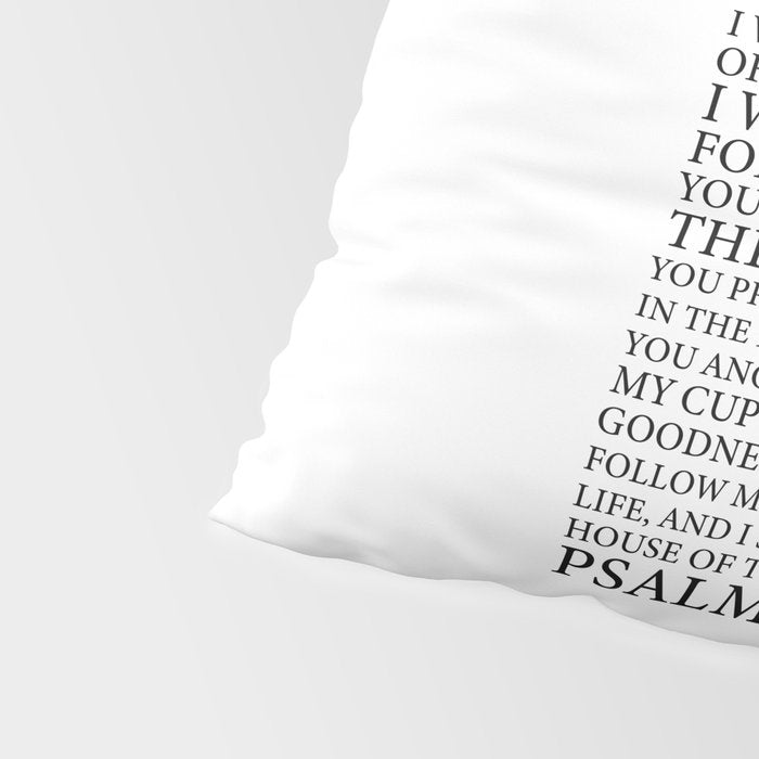 Psalm 23 The Lord Pillow Sham Gallery Image 4
