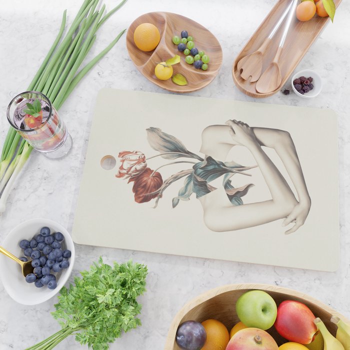 Inner beauty-collage Cutting Board Gallery Image 2
