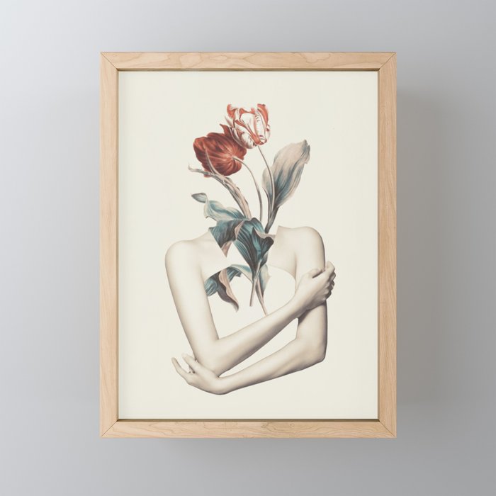 Inner beauty-collage Mini Art Print Gallery Image 1