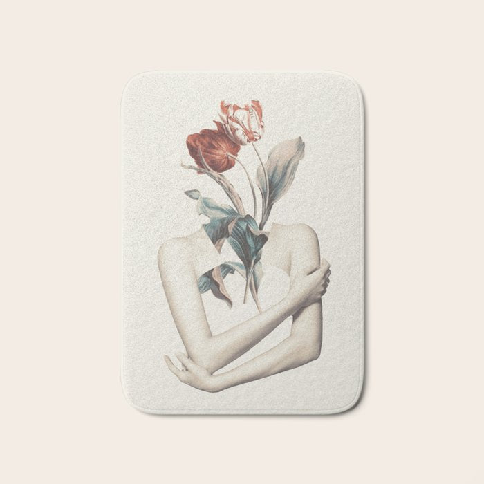 Inner beauty-collage Bath Mat Gallery Image 1