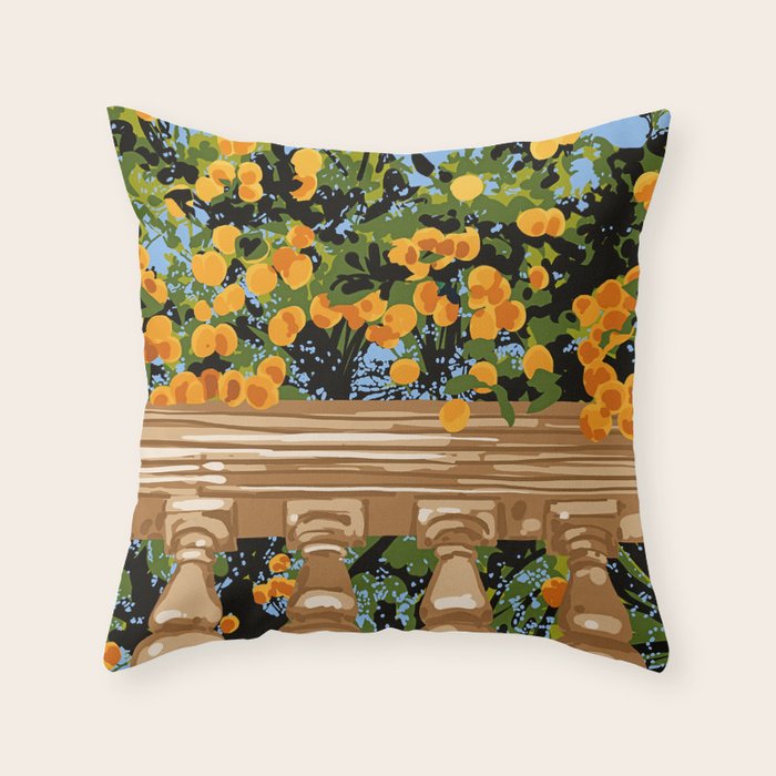 No matter what happens in the outside world, as long as you have faith in yourself, no darkness can touch you #painting Throw Pillow Gallery Image 6