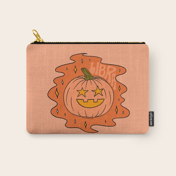 Libra Jack O Lantern Carry All Pouch Gallery Image 1