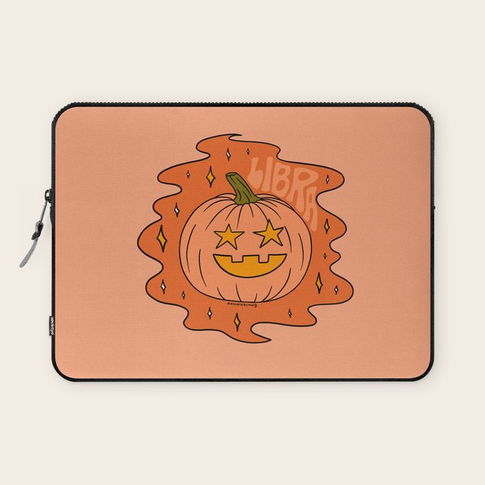 Libra Jack O Lantern Laptop Sleeve Gallery Image 1